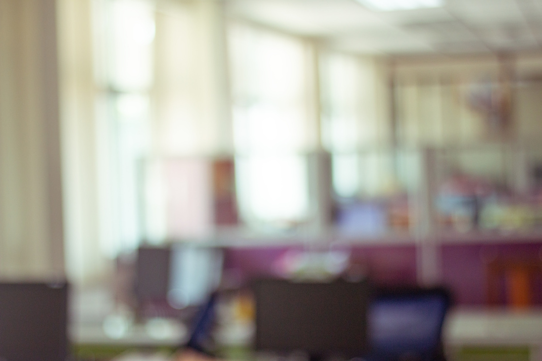 Office background,blurred office interior.